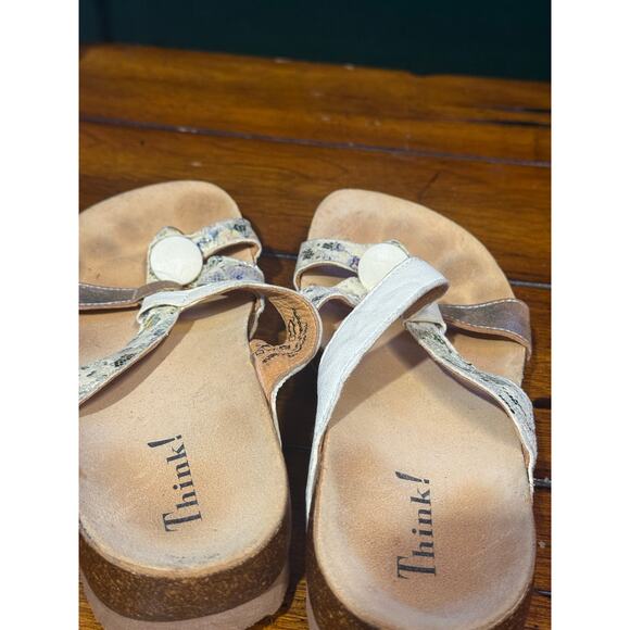Think leather sandals size 10 - Picture 6 of 7